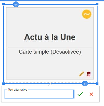 Texte alternatif images